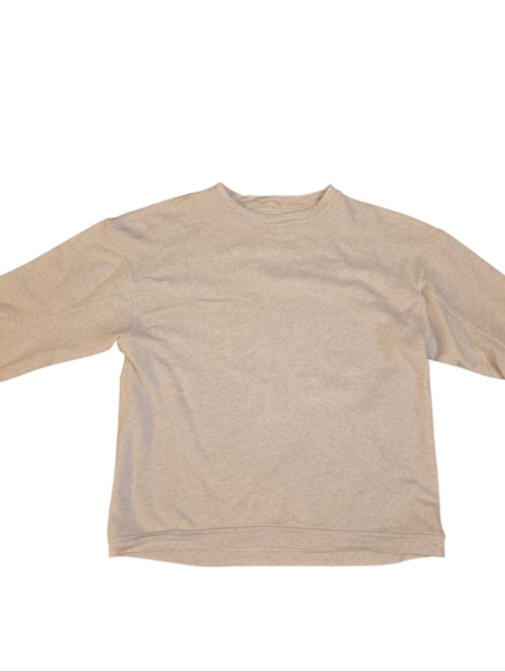 Oversized aerie Neutral Beige Pullover Sweatshirt